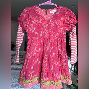 Matilda Jane Persephone Christmas Dress Size 2 VGUC